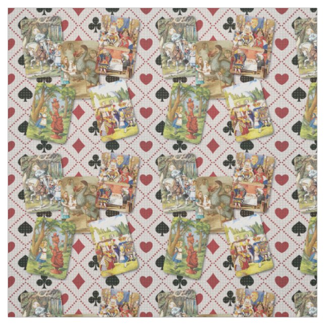 Design der Alice im Wunderland B Stoff (Muster)