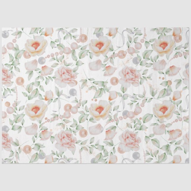Design der anderen Blume- und Vogelserie 17 Seidenpapier (Vorderseite)