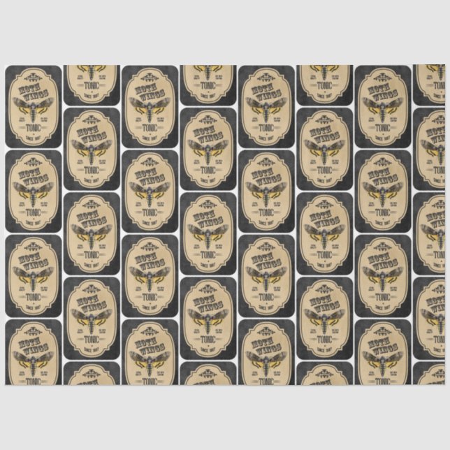 Design der Apotheke- und Polierreihe 7 Seidenpapier (Vorderseite)