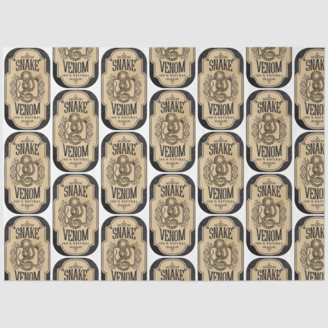 Design der Apotheke- und Potionsreihe 12 Seidenpapier (Vorderseite)