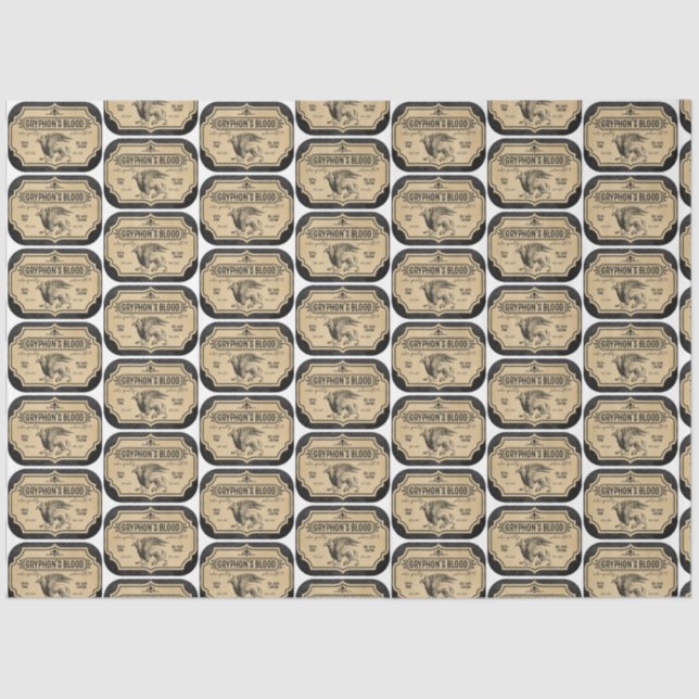 Design der Apotheke- und Potionsreihe 14 Seidenpapier (Vorderseite)