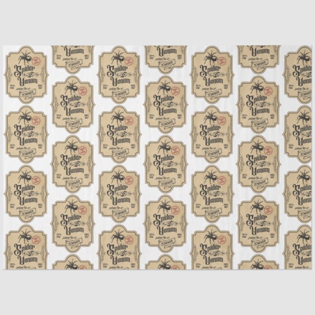 Design der Apotheke- und Potionsreihe 29 Seidenpapier (Vorderseite)
