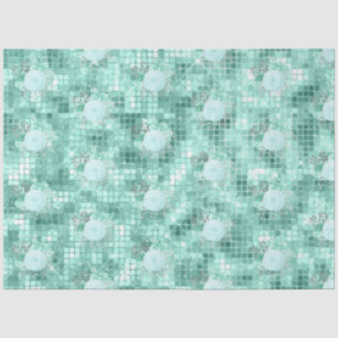 Design der Aqua- und Silver-Serie 12 Seidenpapier