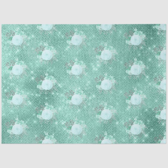 Design der Aqua- und Silver-Serie 13 Seidenpapier (Vorderseite)