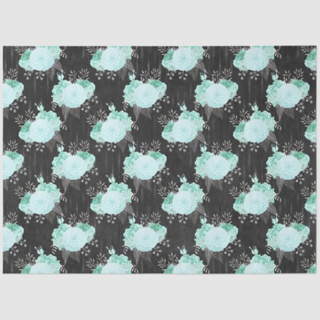 Design der Aqua- und Silver-Serie 15 Seidenpapier (Vorderseite)