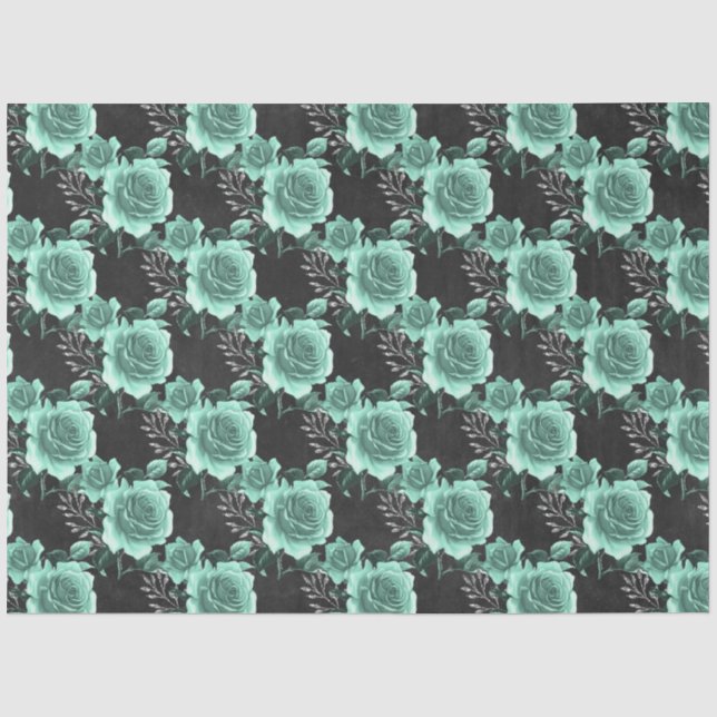 Design der Aqua- und Silver-Serie 17 Seidenpapier (Vorderseite)