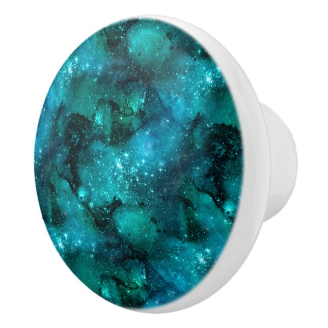 Design der Aquamarinen Galaxy-Serie 6  Keramikknauf (Rechts)