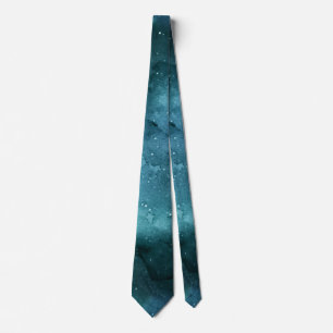 Design der Aquamarinen Galaxy-Serie 7 Krawatte