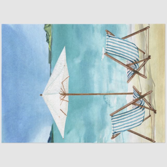 Design der Aquarellbilder der Reihe 1 Seidenpapier (Vorderseite)