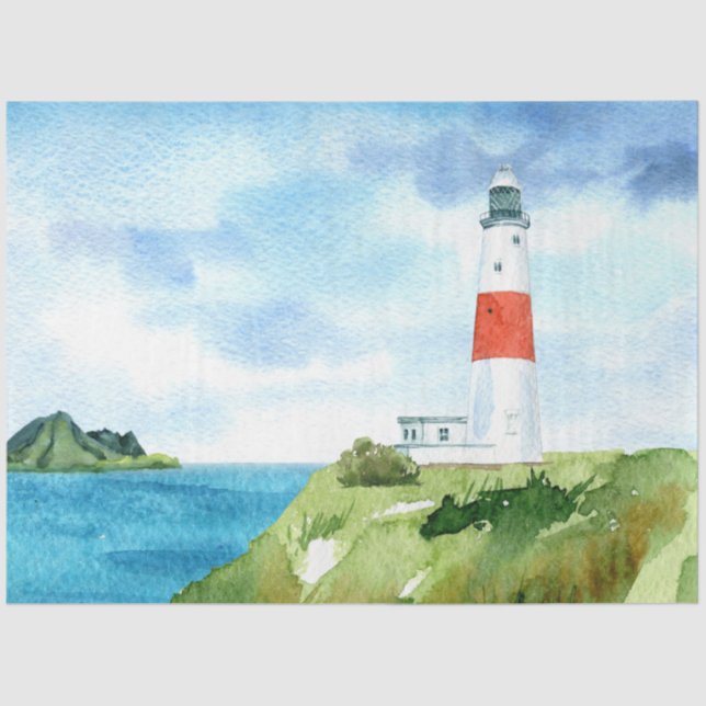 Design der Aquarellbilder der Serie 8 Seidenpapier (Vorderseite)