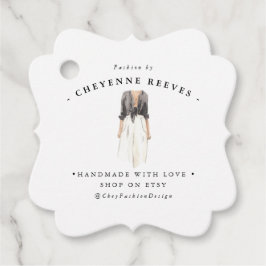 Design der Aquarellfarben | Business Hang Tag Geschenkanhänger