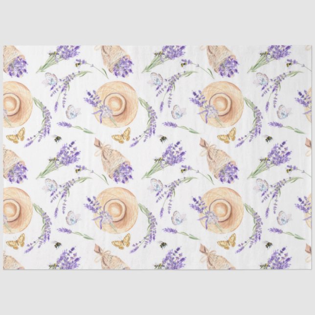 Design der Aquarellfarben-Reihe 4 Seidenpapier (Vorderseite)