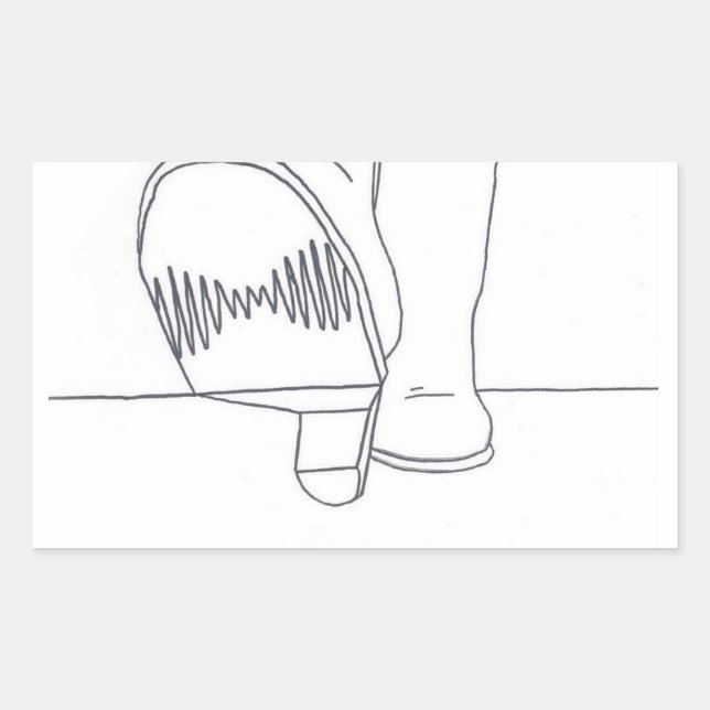 Design der arktischen Affen Rechteckiger Aufkleber (Vorderseite)