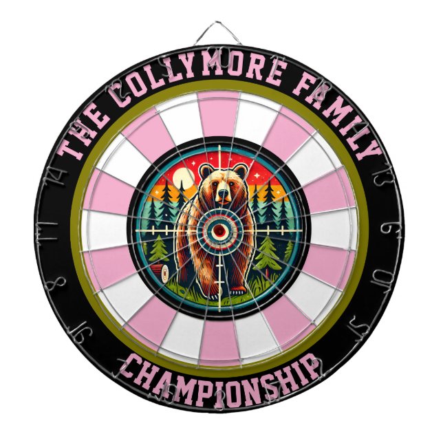 Design der Bärenwälder Dartscheibe (vorne)