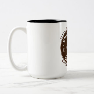 Design der beruflichen Tasse: Fügen Sie eine einzi Zweifarbige Tasse