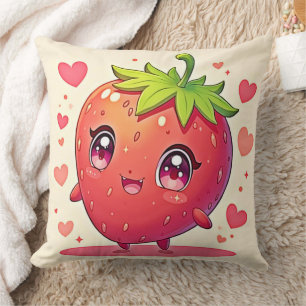 Design der bezaubernden Strawberry-Liebe Kissen