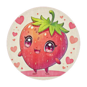 Design der bezaubernden Strawberry-Liebe Schneidebrett