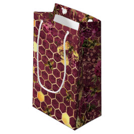 Design der Bienenreihe Burgund One Kleine Geschenktüte