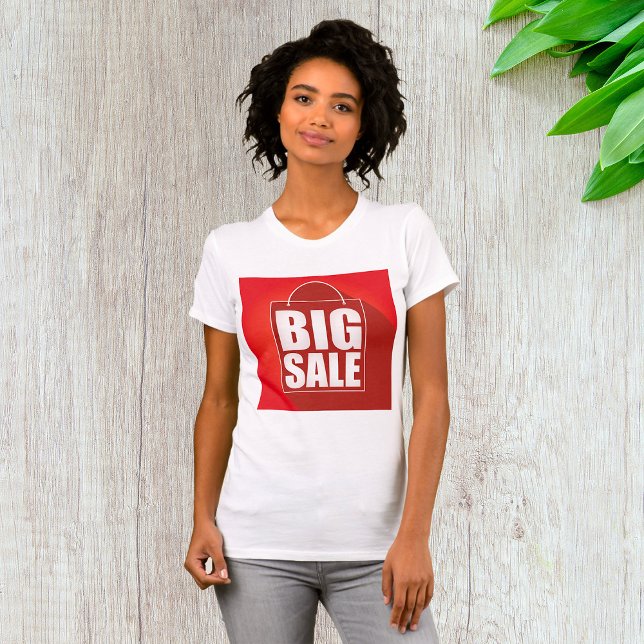 Design der Big Sale Red Retail Bag T-Shirt (Von Creator hochgeladen)