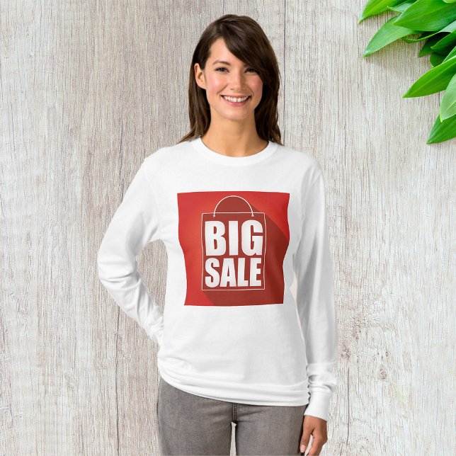Design der Big Sale Red Retail Bag T-Shirt (Von Creator hochgeladen)