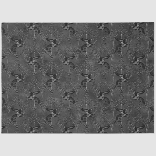 Design der Black and Gold Circus Serie 14 Seidenpapier (Vorderseite)