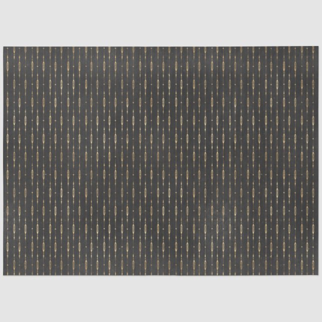 Design der Black and Gold Circus Serie 17 Seidenpapier (Vorderseite)