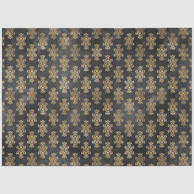 Design der Black and Gold Circus Serie 18 Seidenpapier (Vorderseite)