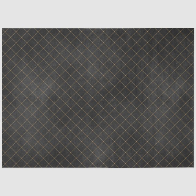 Design der Black and Gold Circus Serie 19 Seidenpapier (Vorderseite)