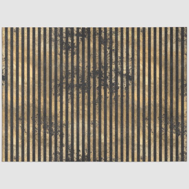 Design der Black and Gold Circus Serie 6 Seidenpapier (Vorderseite)