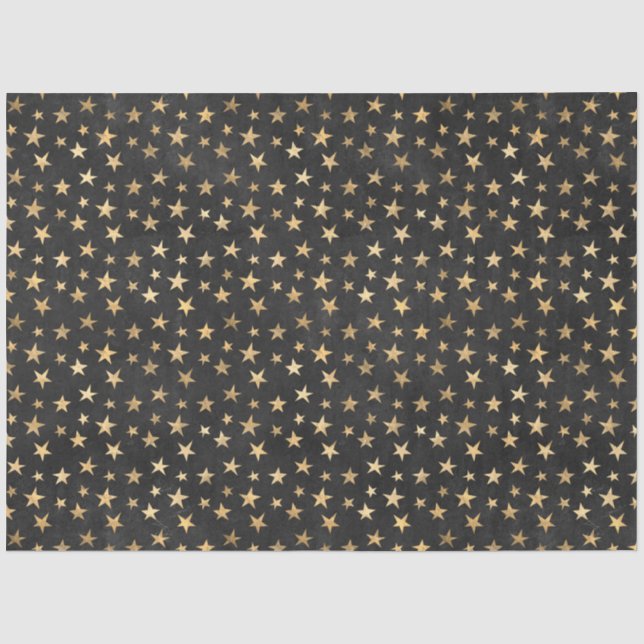 Design der Black and Gold Circus Serie 7 Seidenpapier (Vorderseite)