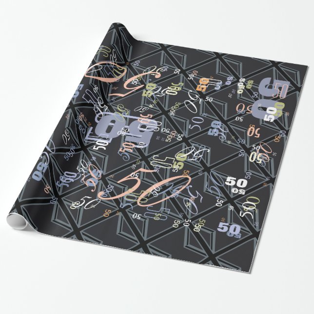 Design der Black Union Jack Flag Geschenkpapier (Ungerollt)