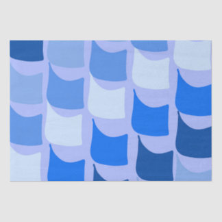 Design der blauen naukalen Themed Flag Seidenpapier