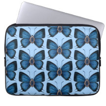 Design der Blauen Schmetterlingsmuster im Septembe