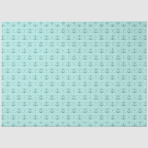 Design der blauen und goldenen Wasserserie 6 Seidenpapier