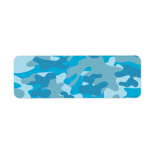 Design der blauen und grauen Camouflage (Vorne)
