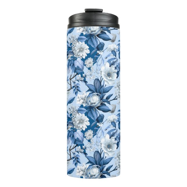 Design der Blue and White Chinoserie Series 3 Thermosbecher (Vorderseite)
