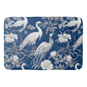 Design der Blue and White Chinoserie Series 7 Badematte