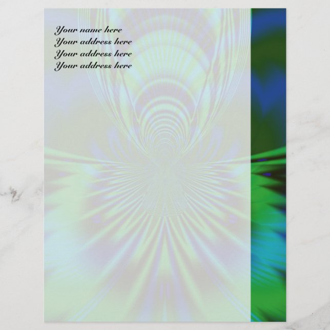 Design der Blue Bird Letterhead Briefbogen (Vorderseite)