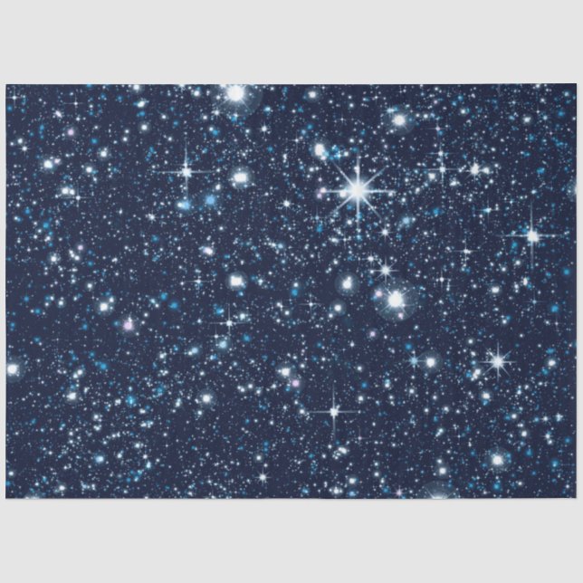 Design der Blue Galaxy Serie 7 Seidenpapier (Vorderseite)