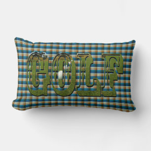 Design der Blue Tartan Golf-Logos, Lendenkissen