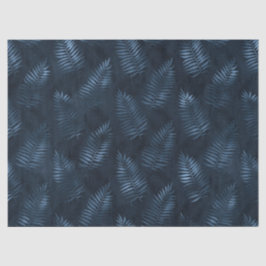 Design der Blue und Gold Leopard Serie 12 Seidenpapier