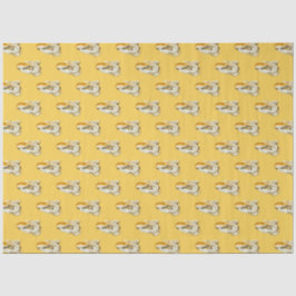 Design der Blue und Gold Nautical Series 11 Seidenpapier