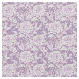 Design der Blume Weiß/violett Stoff