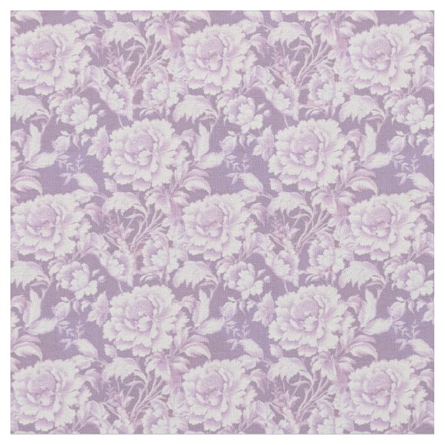 Design der Blume Weiß/violett Stoff (Nahaufnahme)