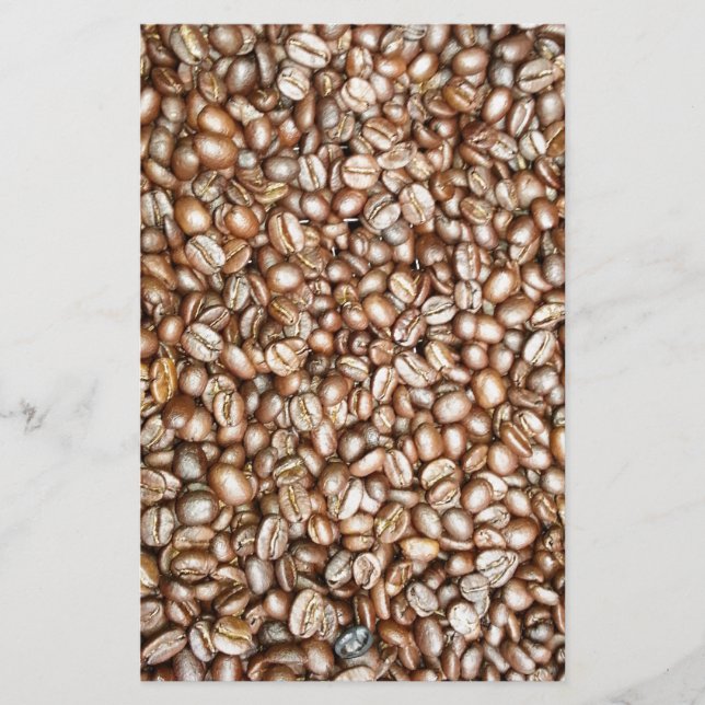 Design der braunen Kaffeebohnen (Vorderseite)