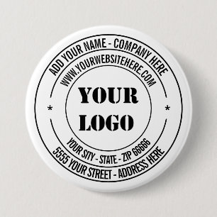 Design der Briefmarke für benutzerdefinierte Logo- Button