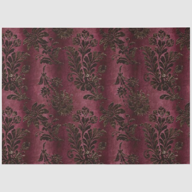 Design der Bronze-Velvet-Serie 9 Seidenpapier (Vorderseite)
