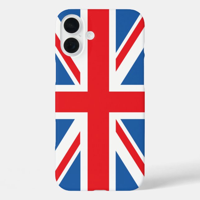 Design der Buchse/Flagge iPhone 16 Plus Hülle (Rückseite)