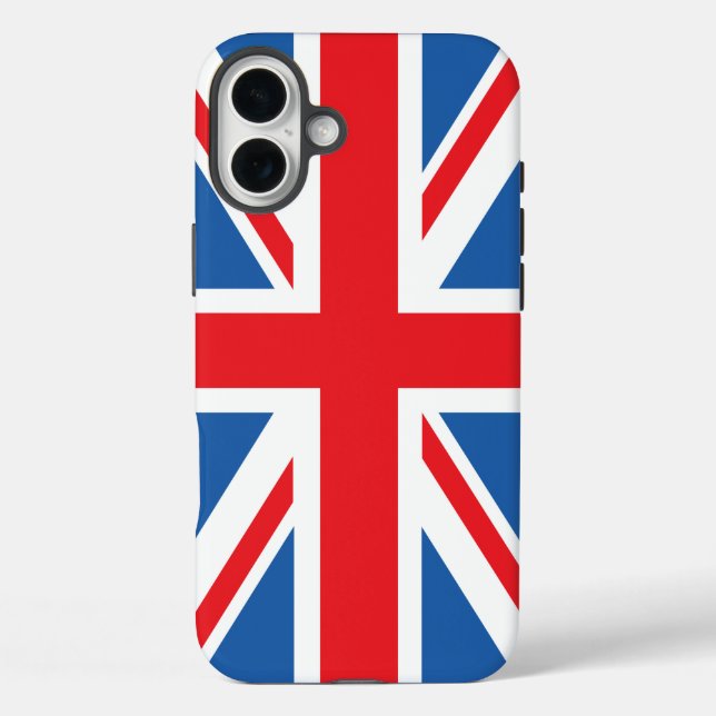 Design der Buchse/Flagge iPhone 16 Plus Hülle (Rückseite)
