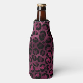 Design der Burgundy- und Gold Leopard-Serie 9 Flaschenkühler
